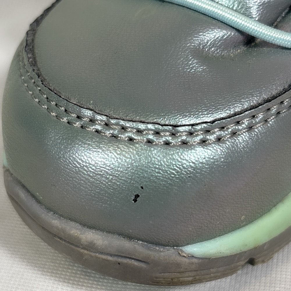Lands' End Iridescent Flurry Snow Boots Toddler 6 Silver Mint Insulated Girls - Picture 6 of 6